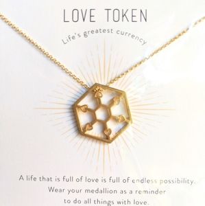 DOGEARED Love Token 14K Gold Vermeil Necklace